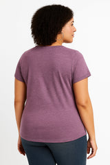 Back Off I’ve Got Enough To Deal With Today Print Women Slogan V neck Plus Size T-shirt