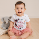 Haut à volants et jupe tutu à imprimé floral pour bébé