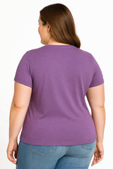 Apperently We're Trouble Letter Print Women Slogan Plus Size T-Shirt