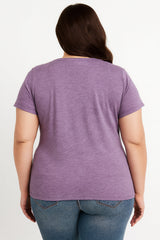 Pretty Girl Trip Letter Print Women Slogan Plus Size T-Shirt