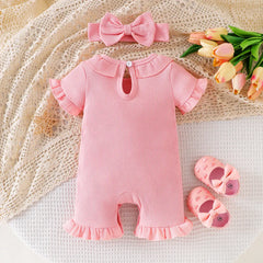 Elegant Got My Own Crib Letter Print Baby Jumpsuit