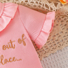 Elegant Got My Own Crib Letter Print Baby Jumpsuit