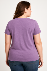 My Attitude As Big As My Boobs Print Women Slogan Plus Size T-Shirt