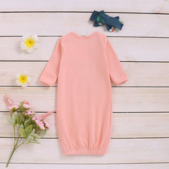 2PCS Baby NewBorn Love At First Sight Floral Print Pajamas