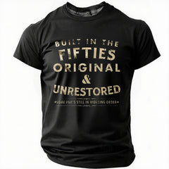 Built In The Fifties Cotton T-Shirt