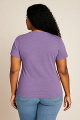 Blood Stains Are Red Print Women Slogan Plus Size T-shirt