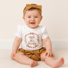 Lovely Polka Dots Printed Baby Set