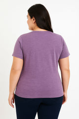 Sometimes I Talk to Myself Then We Both Laugh And Laugh Crew Neck Plus Size Tee Top