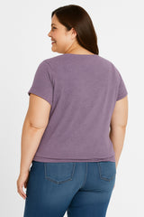 If My Mouth Fashion Letter Print Women Slogan Plus Size T-Shirt