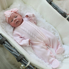 Pretty Solid Color Baby Long Sleeve Jumpsuit