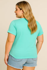 Girl's Trip 2025 Cheaper Letter Print Women Slogan Plus Size T-Shirt