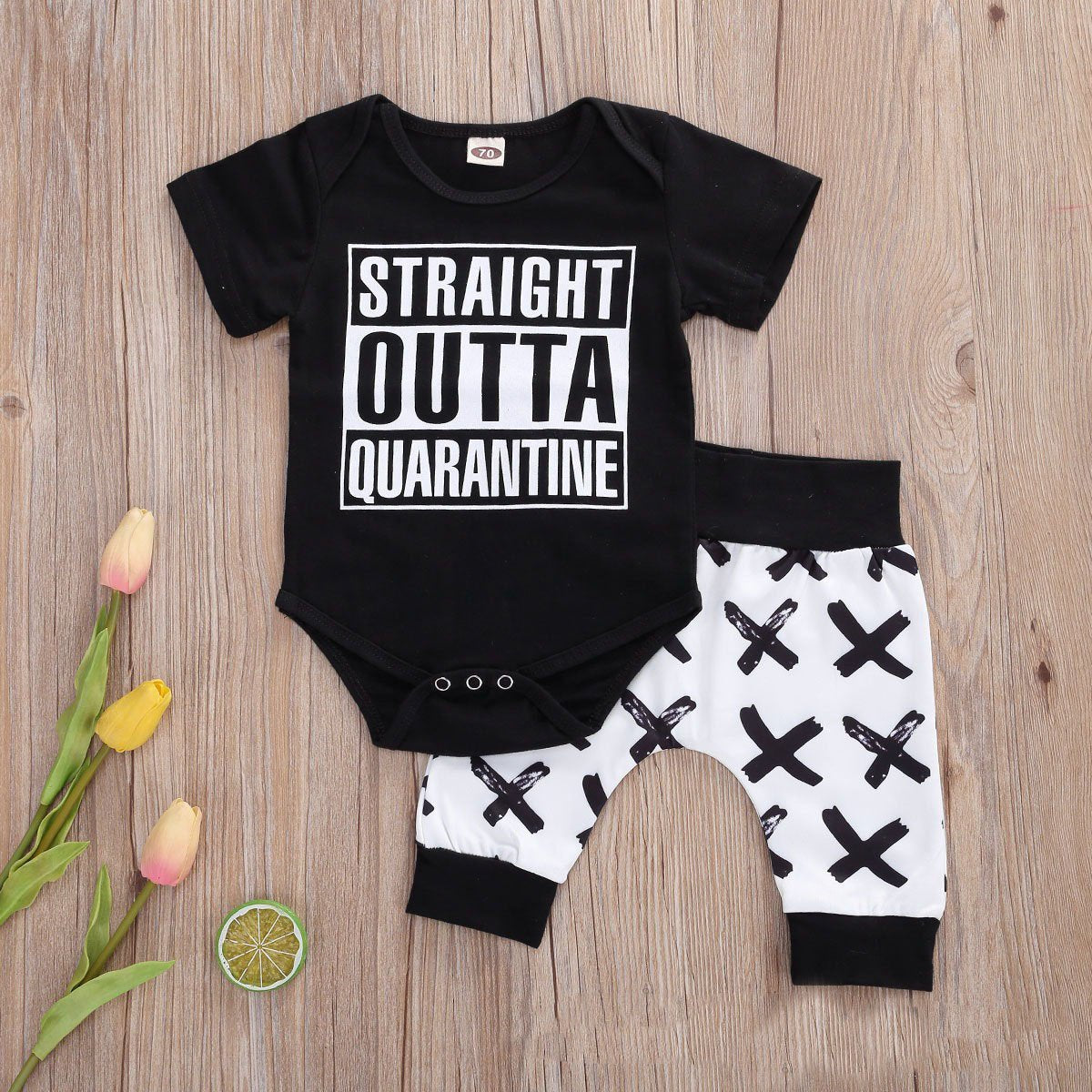 Straight outta quarantine sales onesie
