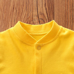 Baby Giraffe Pocket Design Jumpsuit