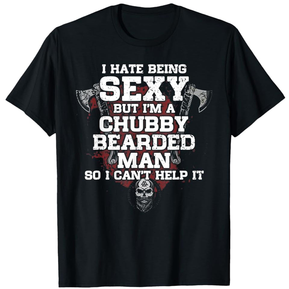 I Hate Being Sexy Letter Print Men Slogan T-Shirt
