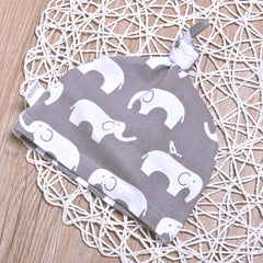 3PCS Elephant Printed Baby Set