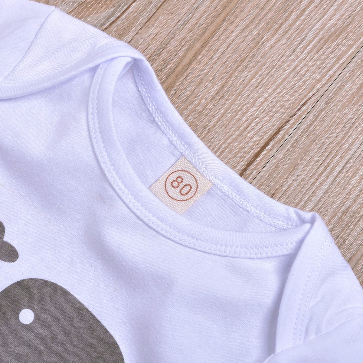 3PCS Elephant Printed Baby Set