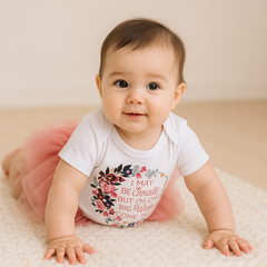 2PCS Baby Ruffled Floral Letter Print Skirt Set