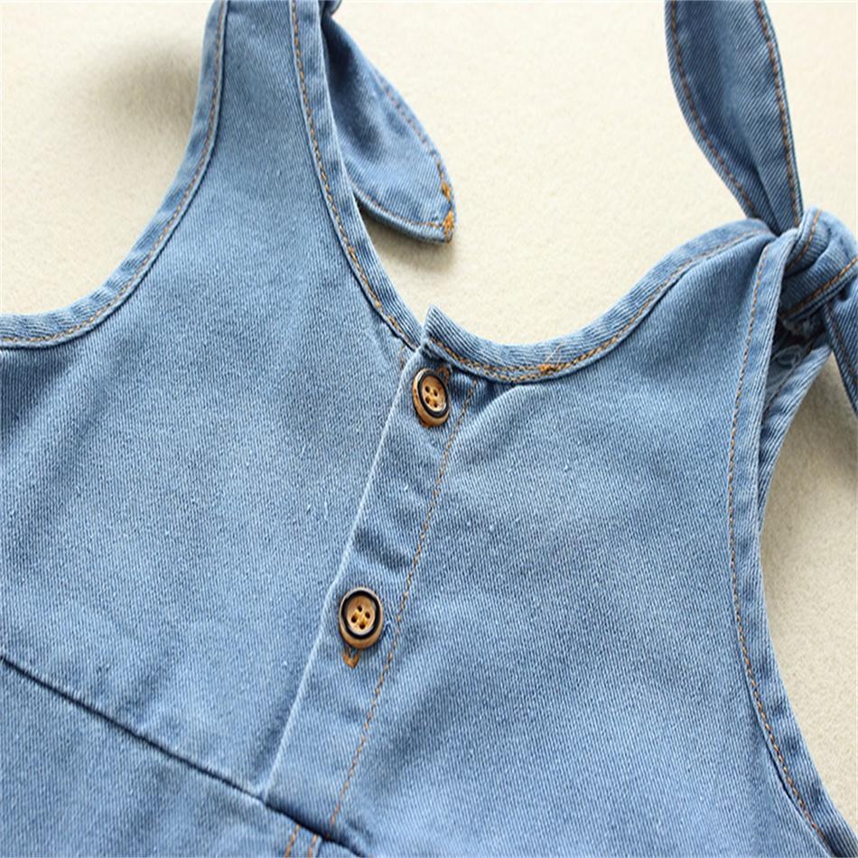 Lovely Baby Denim Suspender Jumpsuit
