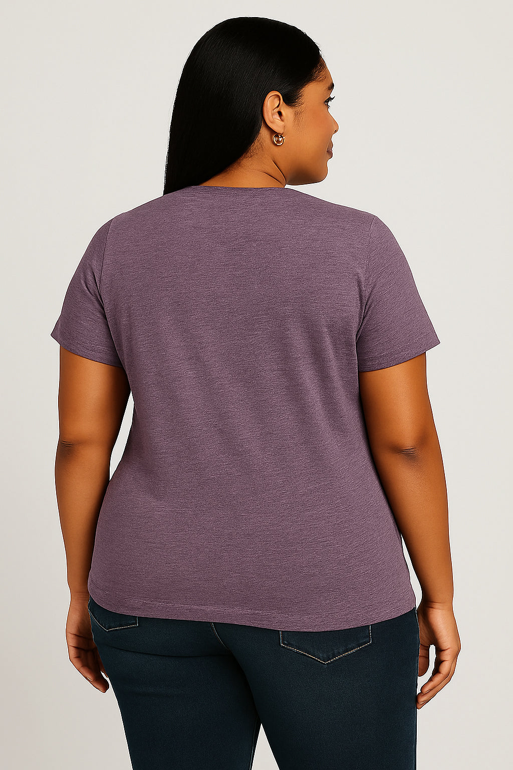 There's Nothing I Can’t Do Print Women Slogan V neck Plus Size T-shirt