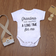Grandma Has Waited A Long Time For Me Baby Romper