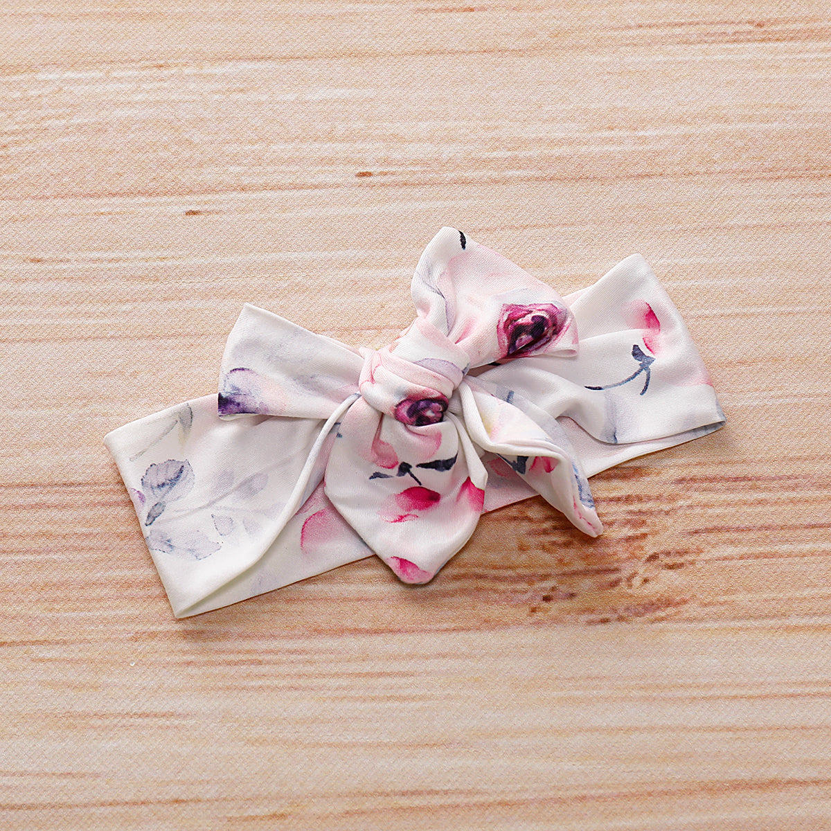 2PCS Baby NewBorn Lovely Floral Print Pajamas and Headband