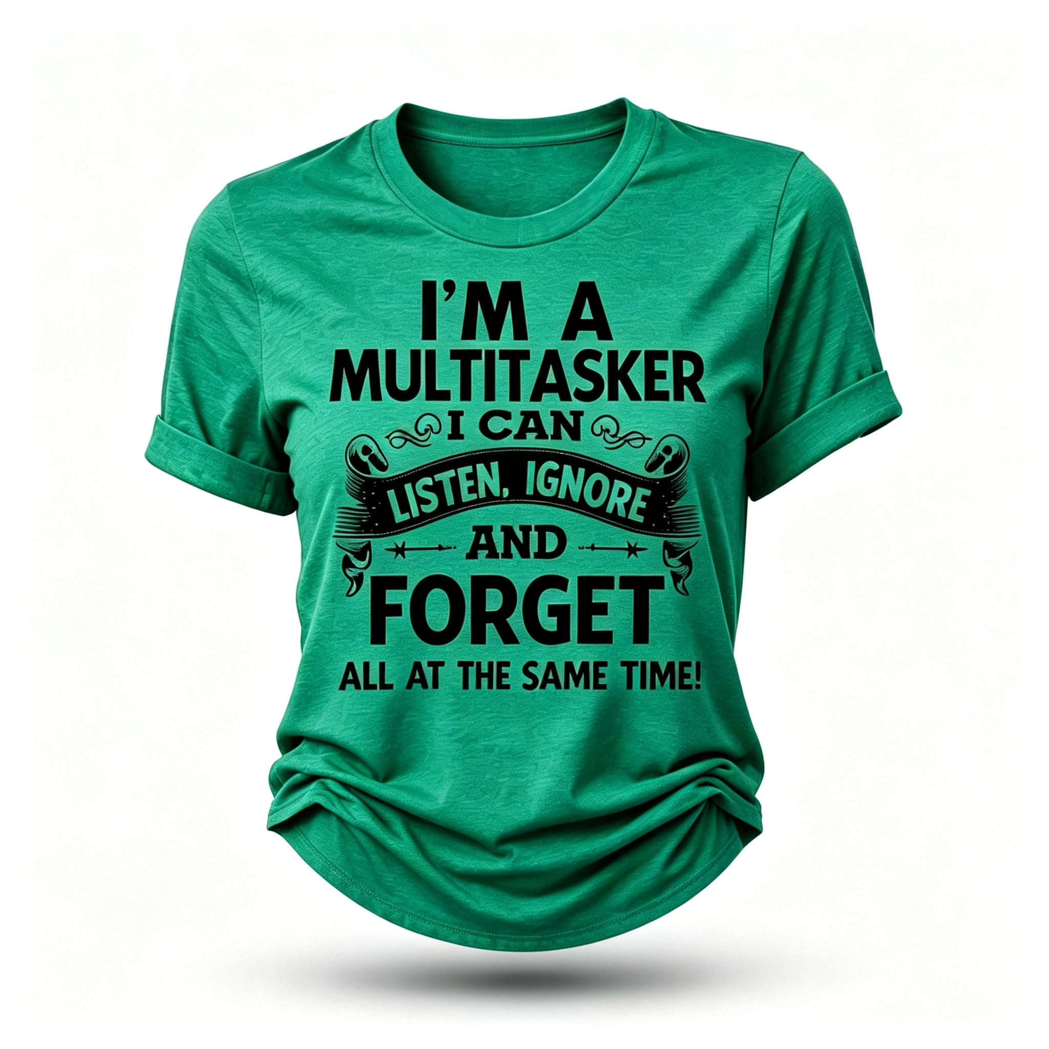 I Am A Multitasker Fashion Letter Print Women Slogan T-Shirt