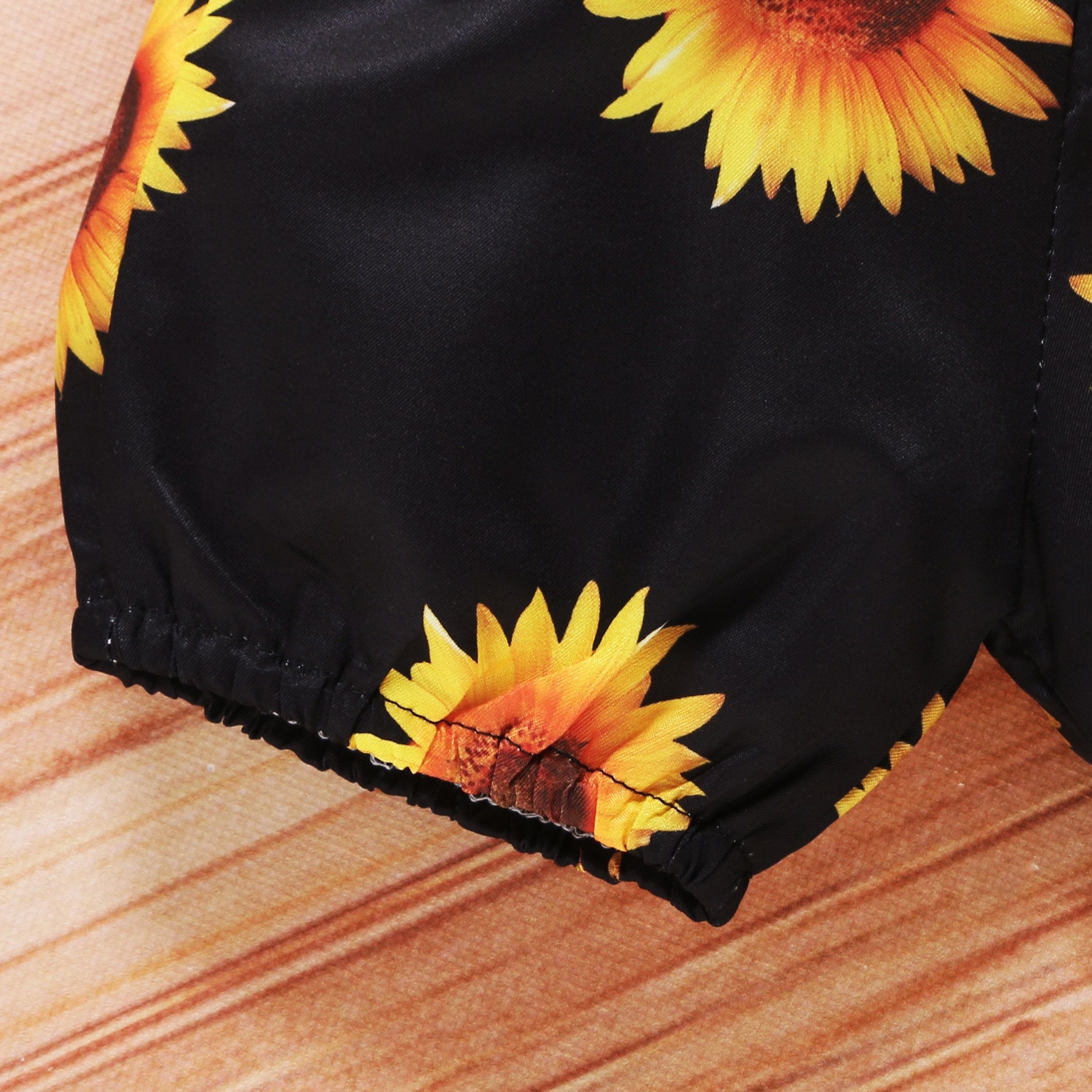 Little Miss Sassy Pants Printed Sunflower Short Baby Set