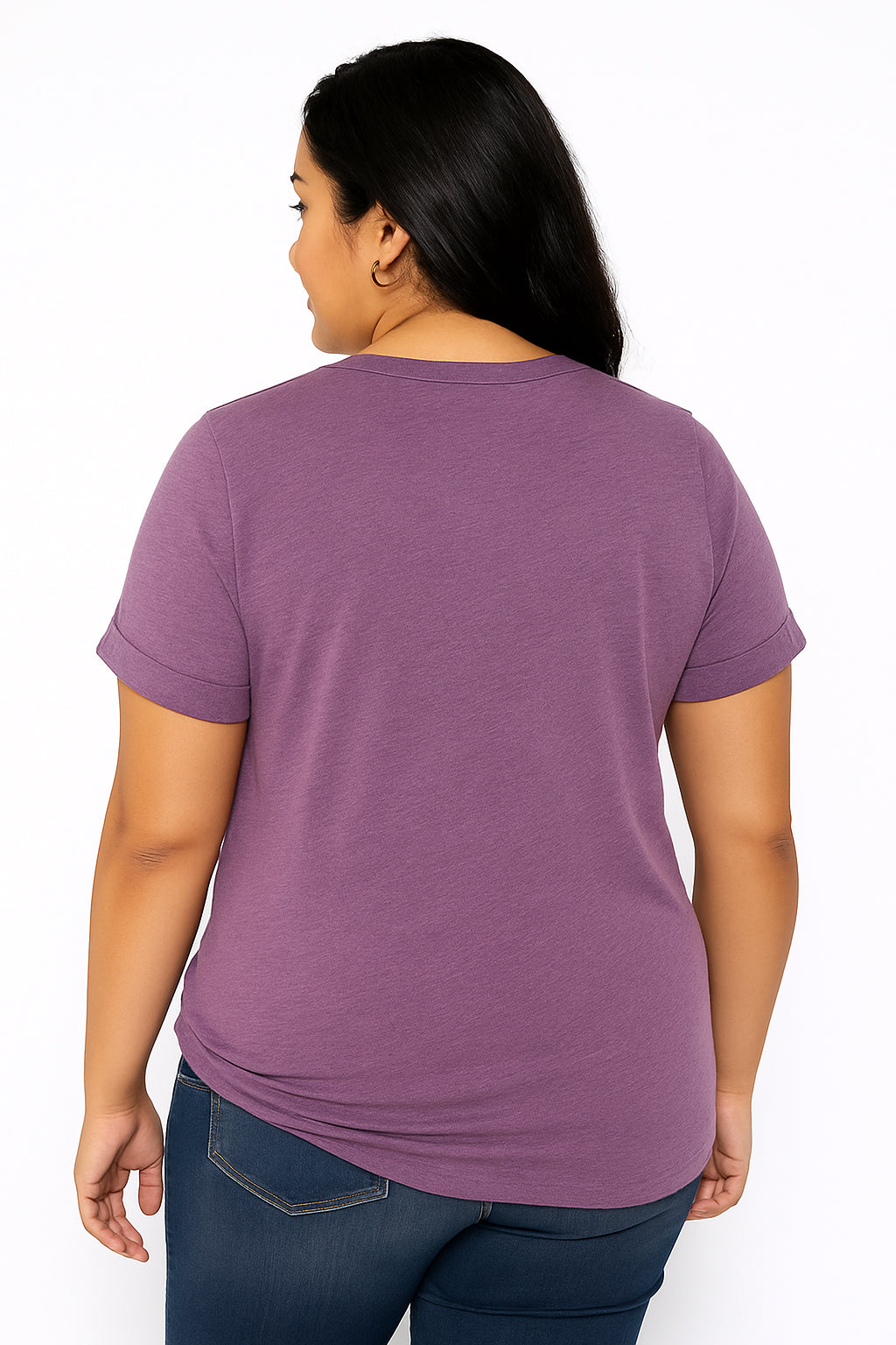 Pew Pew Cat Graphic Printed Plus Size Tee