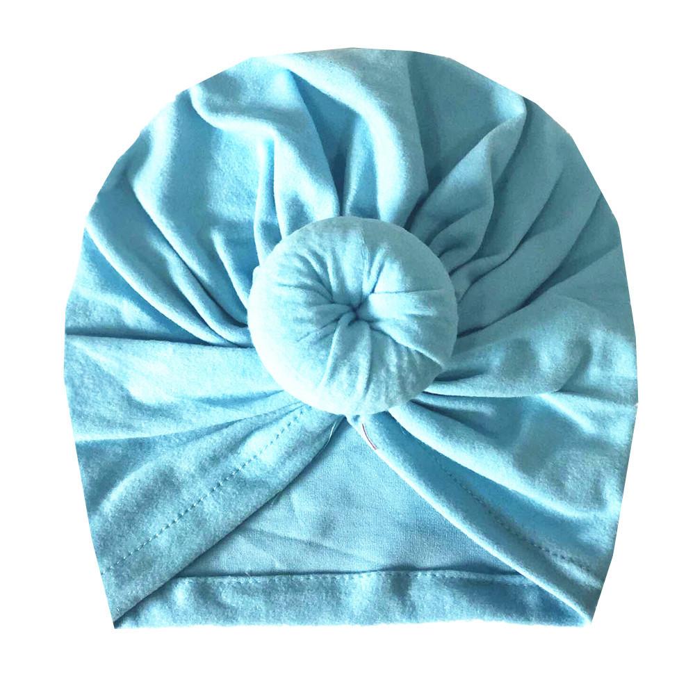 Cute India Turban Hats Baby Infant Donut Hat
