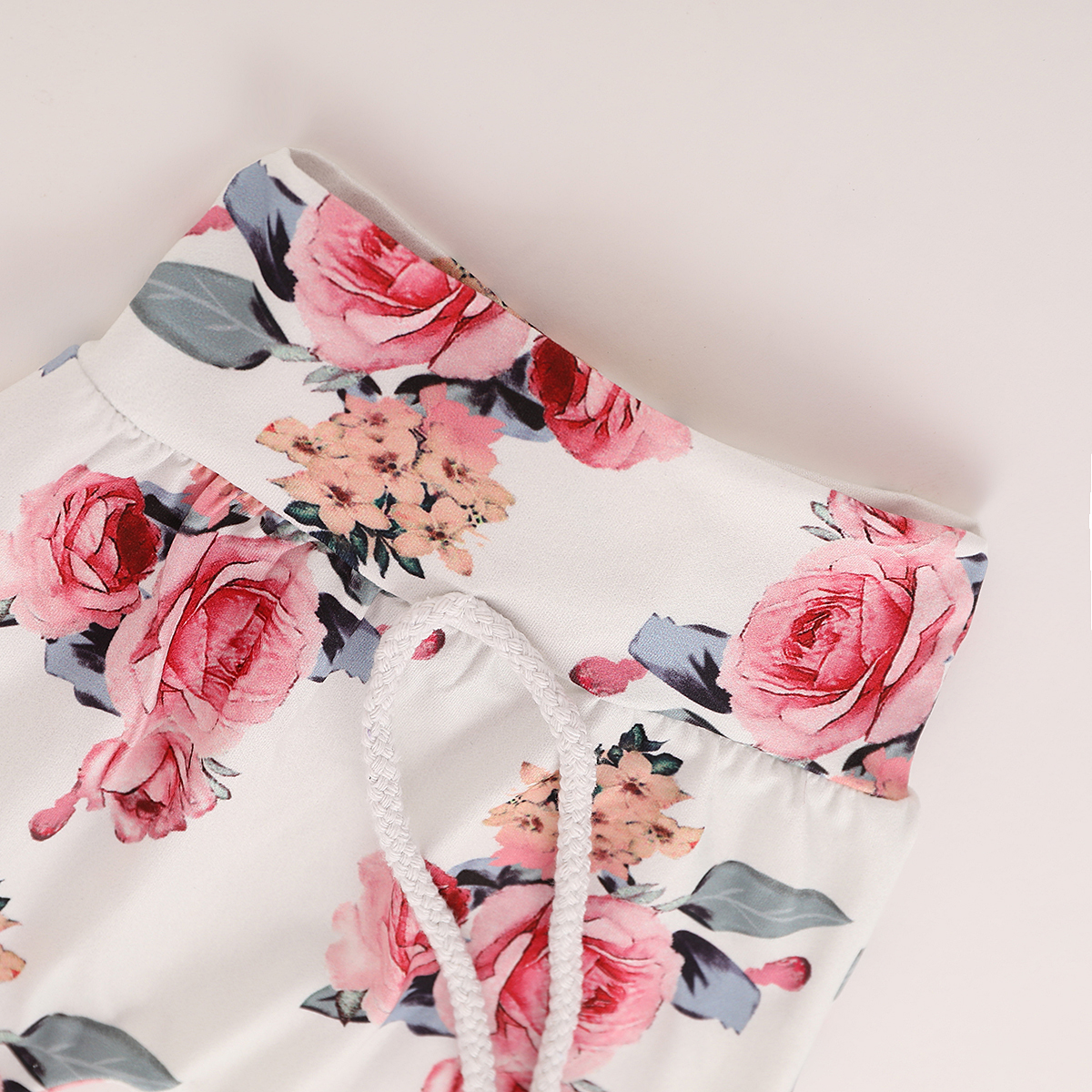 Floral Print Hoodie Set