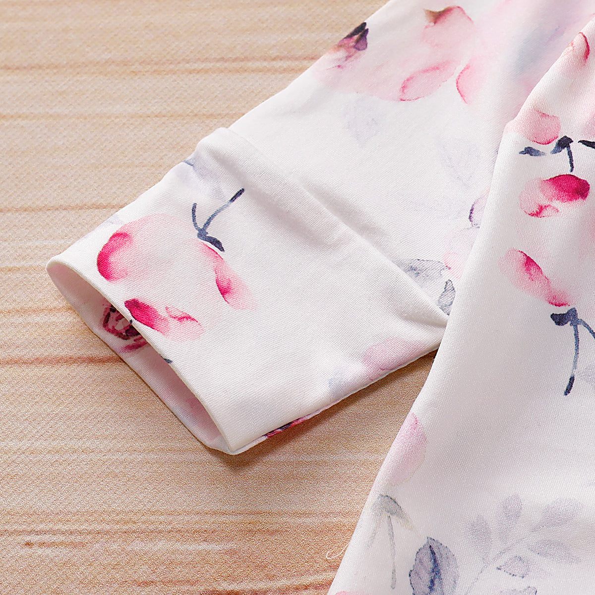 2PCS Baby NewBorn Lovely Floral Print Pajamas and Headband