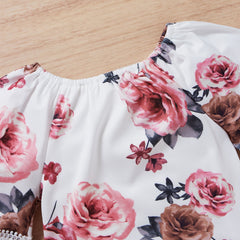 Pretty Floral Printed Baby Romper