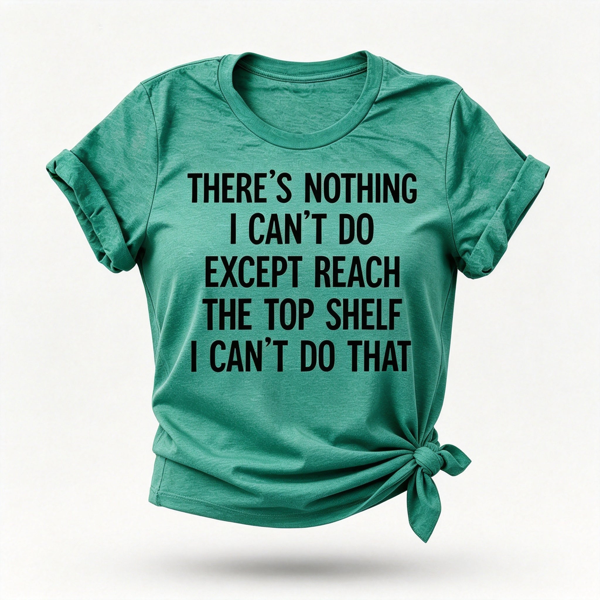 "Não há nada que eu não possa fazer..." Camiseta com estampa de letras