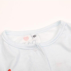 I Love Dad Mum Lovely Solid Letters Printed Long Sleeve Baby Jumpsuit