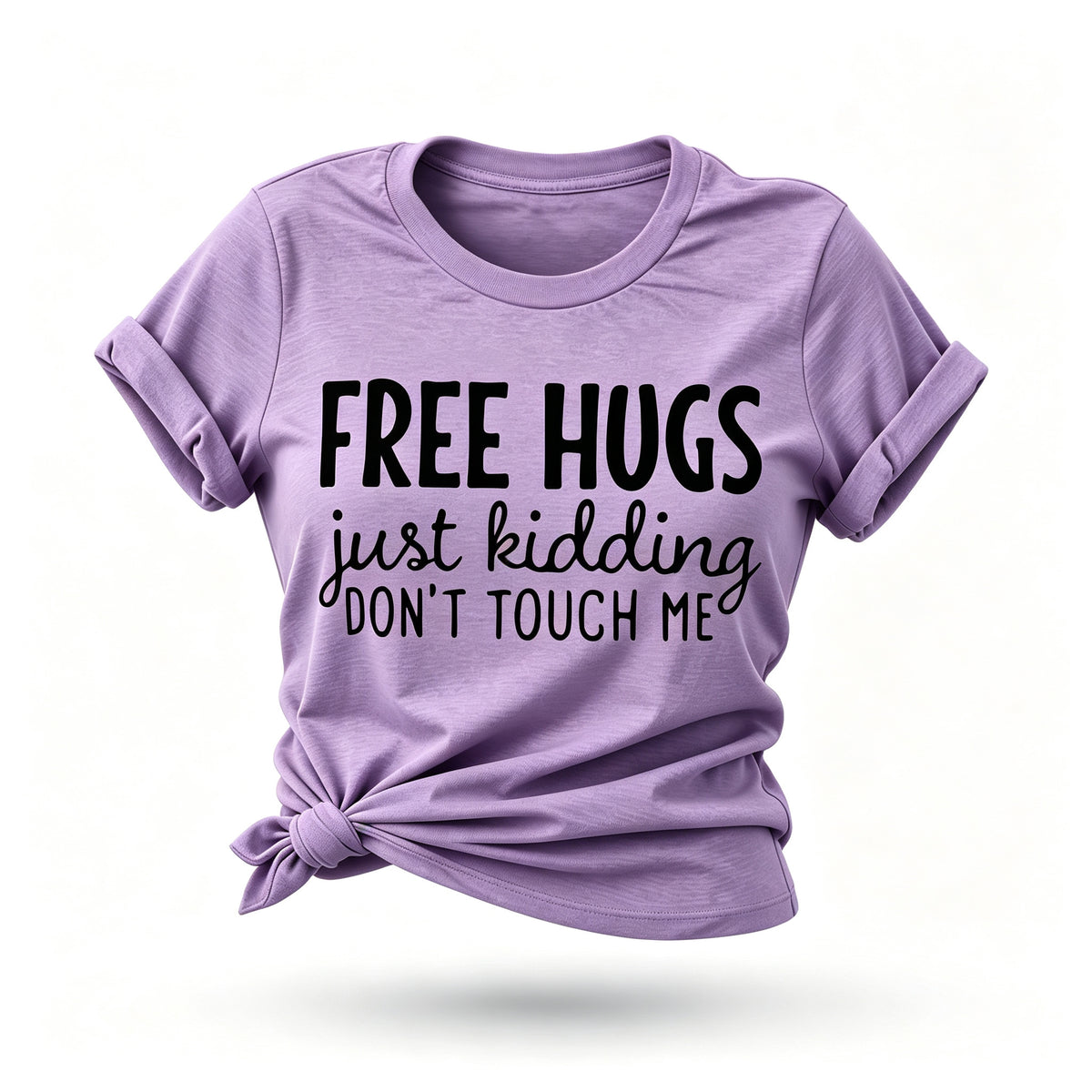 Free Hugs Fashion Letter Print Women Slogan T-Shirt