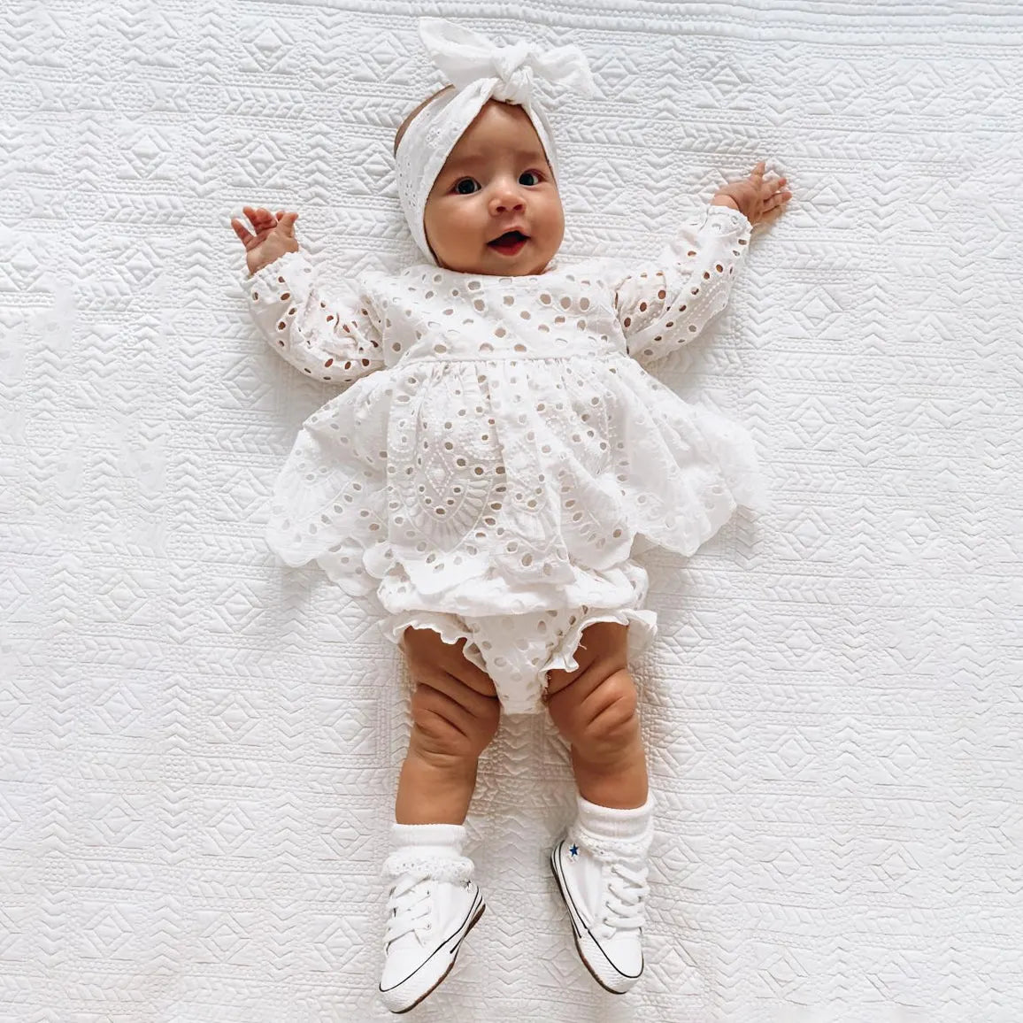 3PCS Lovely Solid Color Baby Set
