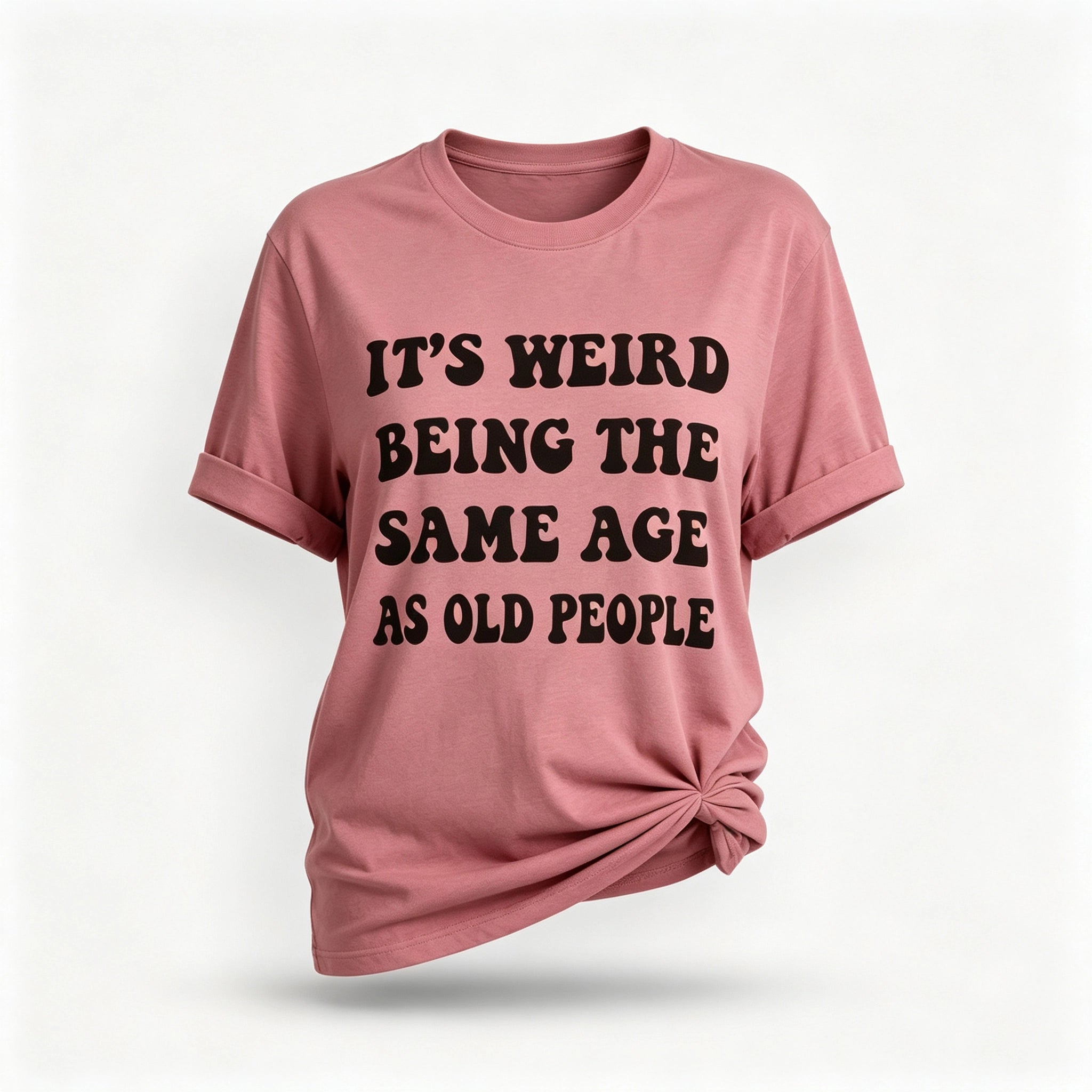 It's Weird Print Women Slogan T-Shirt