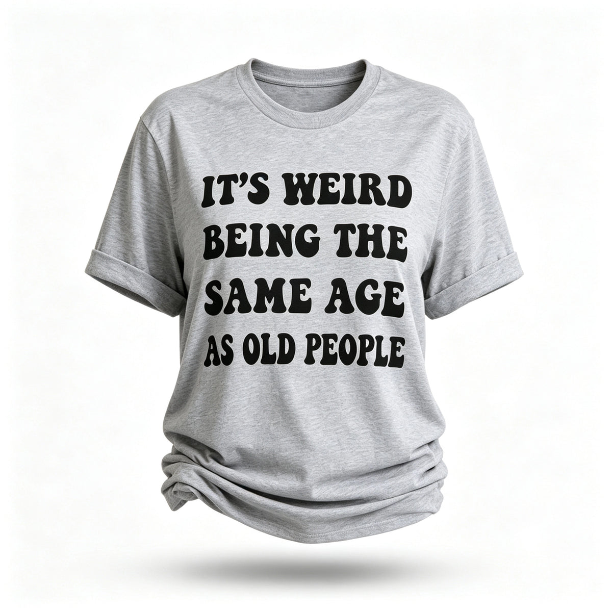 It's Weird Print Women Slogan T-Shirt