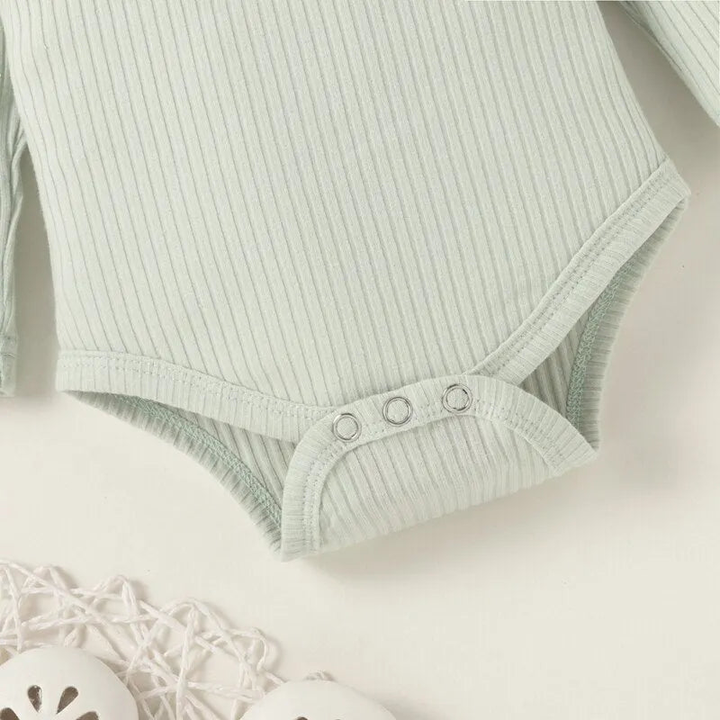 2PCS Lovely Floral Printed Baby Set
