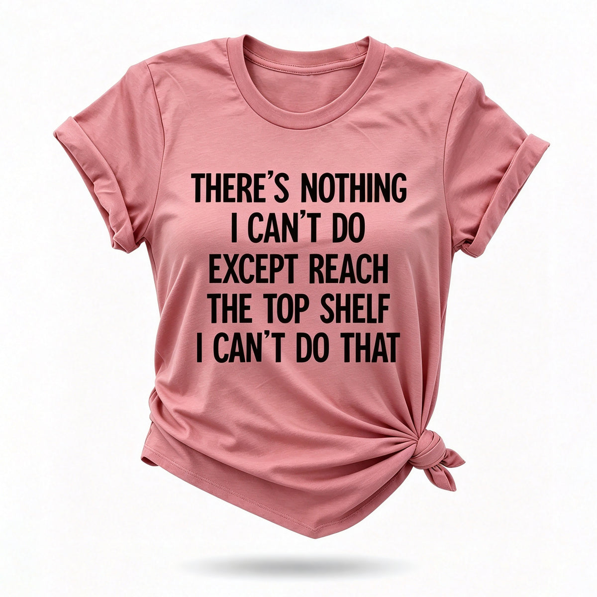 "Não há nada que eu não possa fazer..." Camiseta com estampa de letras