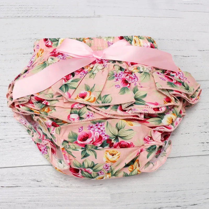 3PCS Letter Floral Print Baby Girl Set