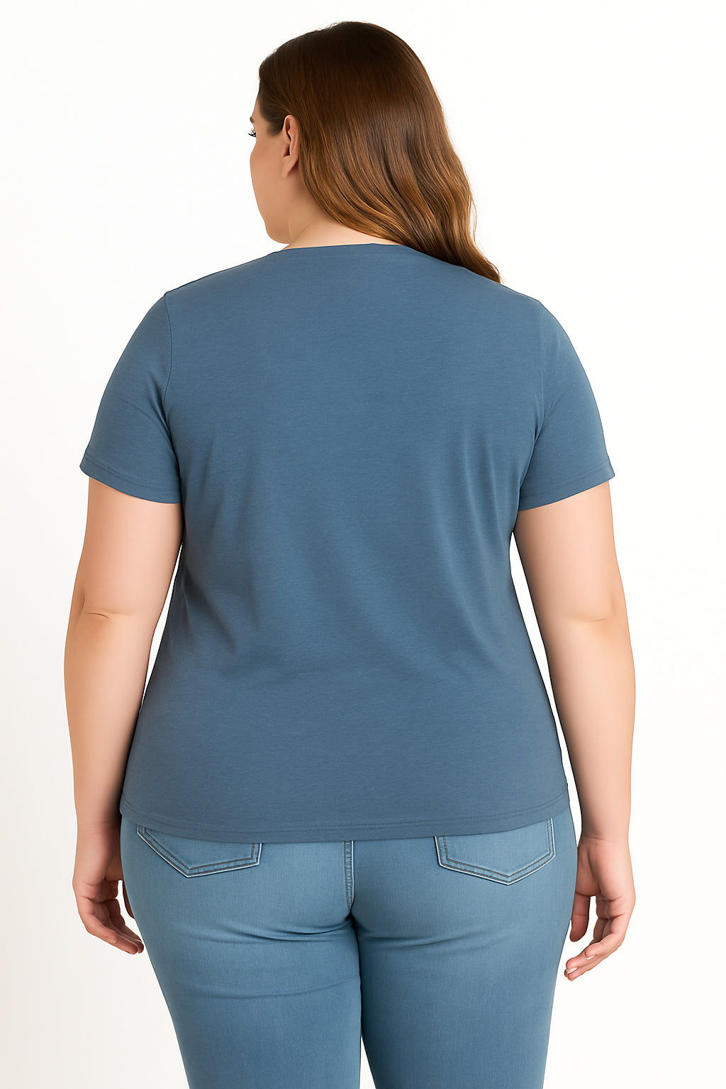 It's Fine I'm Fine Cat Print Women Slogan Plus Size T-shirt