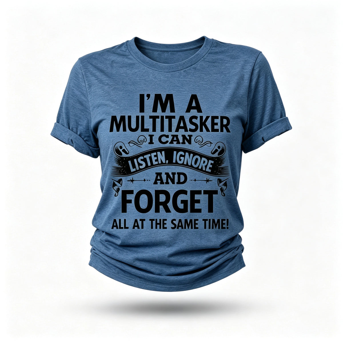 I Am A Multitasker Fashion Letter Print Women Slogan T-Shirt
