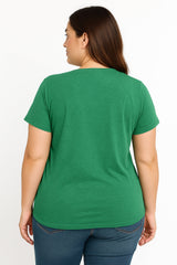 It's Not My Fault Print Women Slogan Plus Size T-shirt