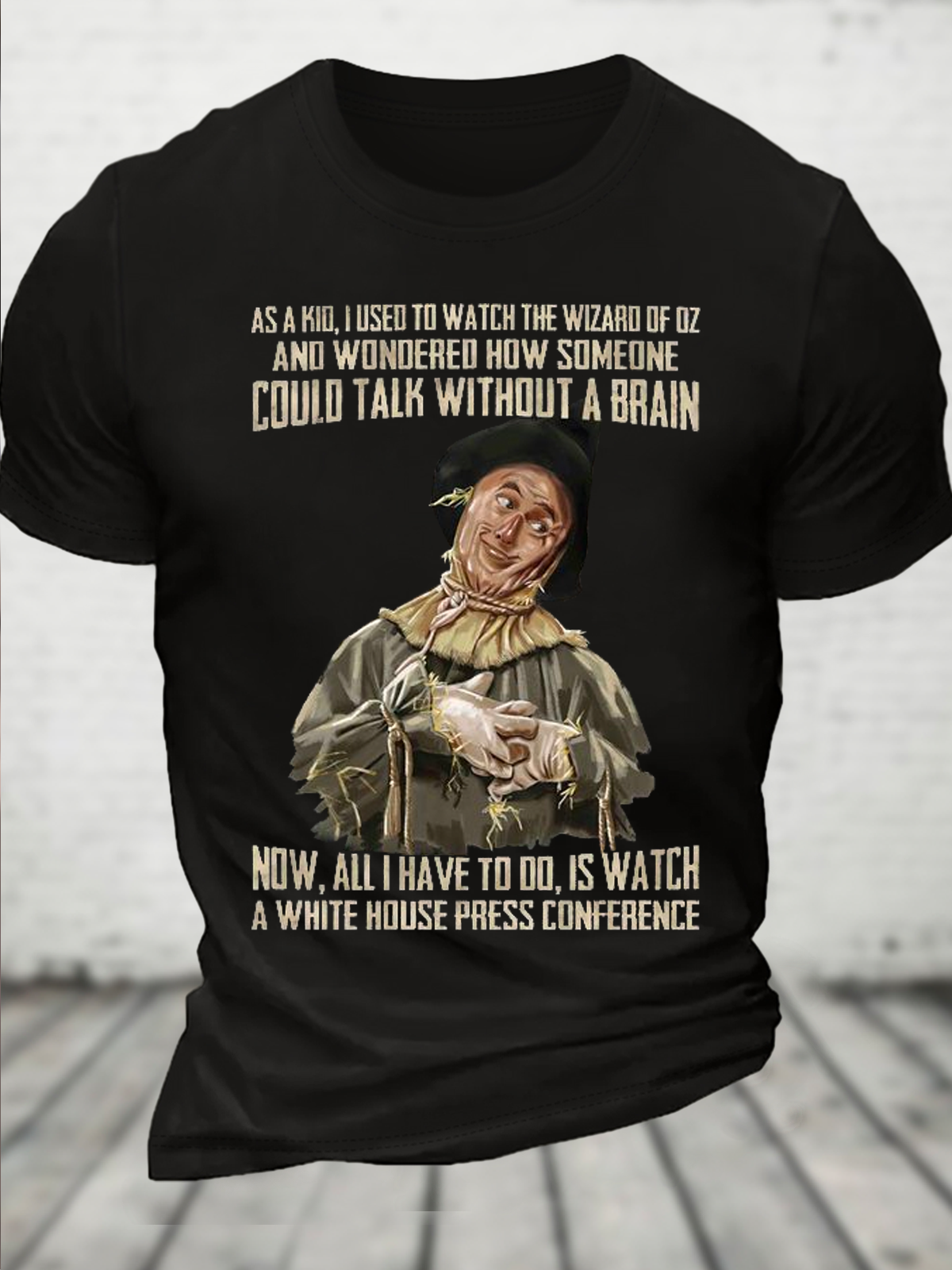Cotton All I Have To Do Text Letters Casual Loose T-Shirt