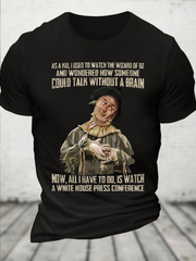 Cotton All I Have To Do Text Letters Casual Loose T-Shirt