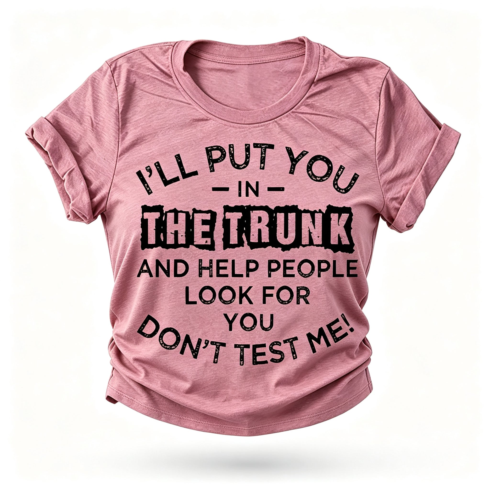 I'll Put You In Fashion Letter Print Women Slogan T-Shirt