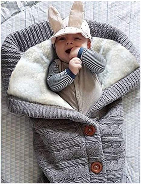 Baby Winter Knitting Sleeping Bag
