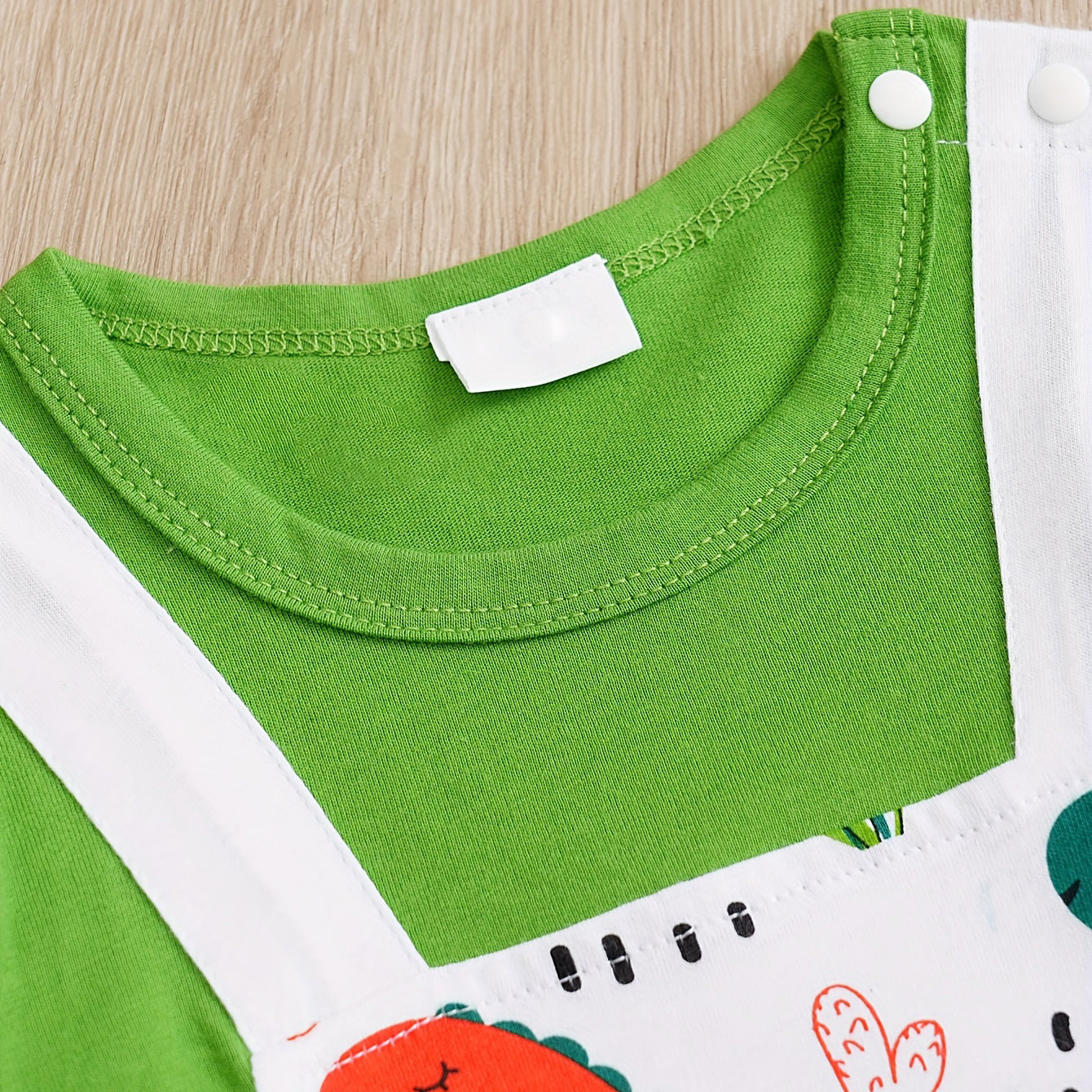 Cool Dinosaur Printed Long Sleeve Baby Jumpsuit