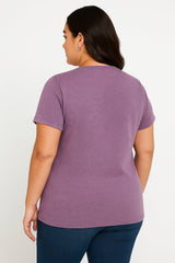 Girl's Trip Letter Heart Print Women Slogan Plus Size T-Shirt